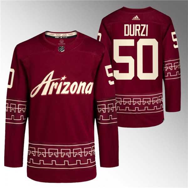 Men's Arizona Coyotes #50 Sean Durzi Garnet Alternate Pro Jersey Dzhi,We sell and wholesale Men's Arizona Coyotes #50 Sean Durzi Garnet Alternate Pro Jersey Dzhi on line form chian!